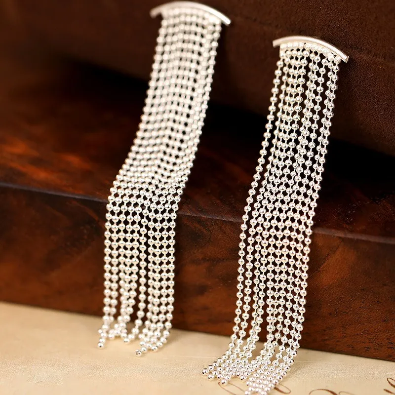 GOOUI S925 Silver Earrings Women's-5