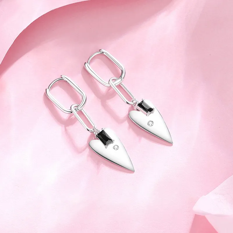GOOUI S925 Silver Earrings Women's-3