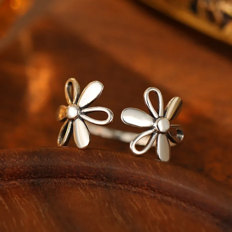 GOOUI S925 Silver Rings Women's-6
