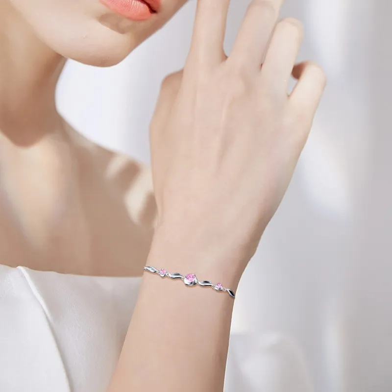 GOOUI S925 Silver Bracelets Women's-5