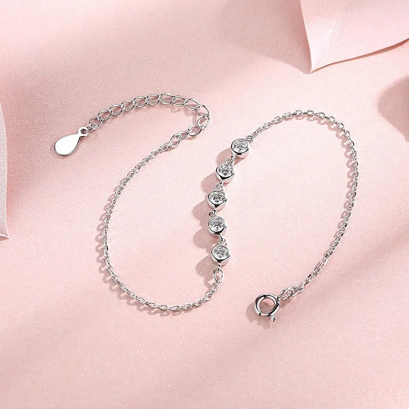 GOOUI S925 Silver Bracelets Women's-4