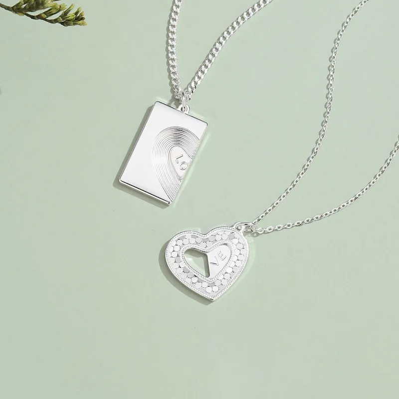 GOOUI S925 Silver Necklaces Unisex-1