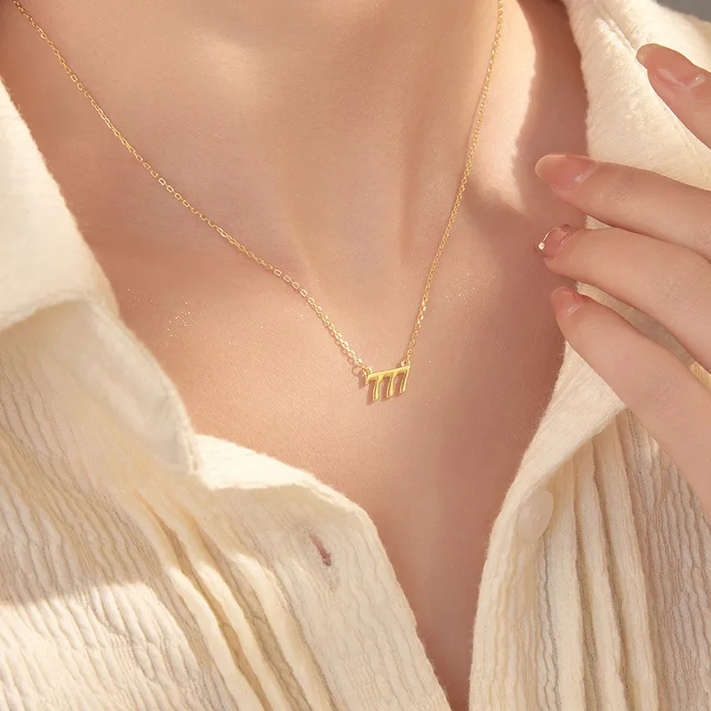 GOOUI S925 Silver Necklaces Women's-5