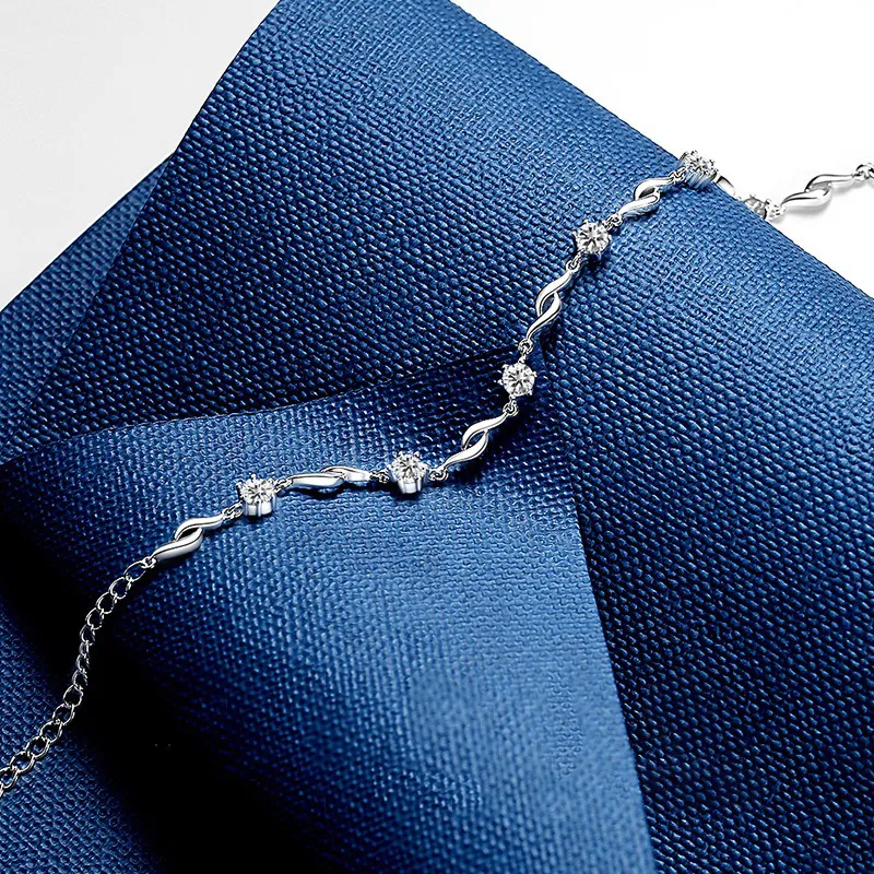 GOOUI S925 Silver Bracelets Women's-4