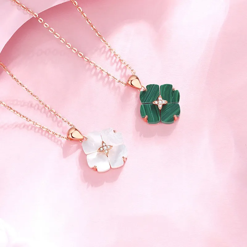 GOOUI S925 Silver Necklaces Women's-3