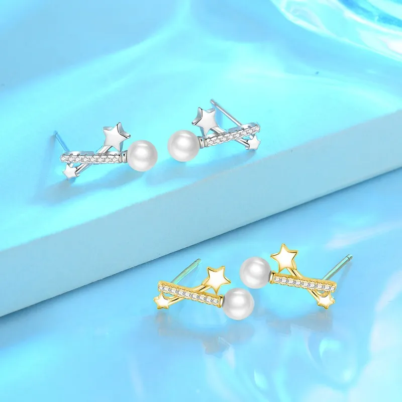 GOOUI S925 Stud Earrings Women's-1