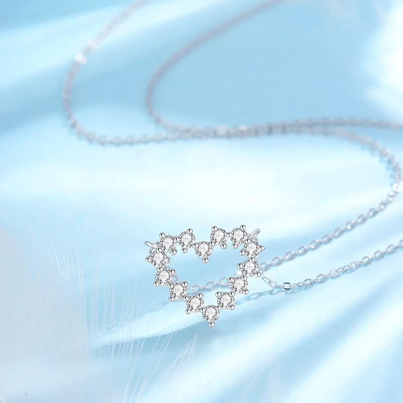 GOOUI S925 Silver Necklaces Women's-3