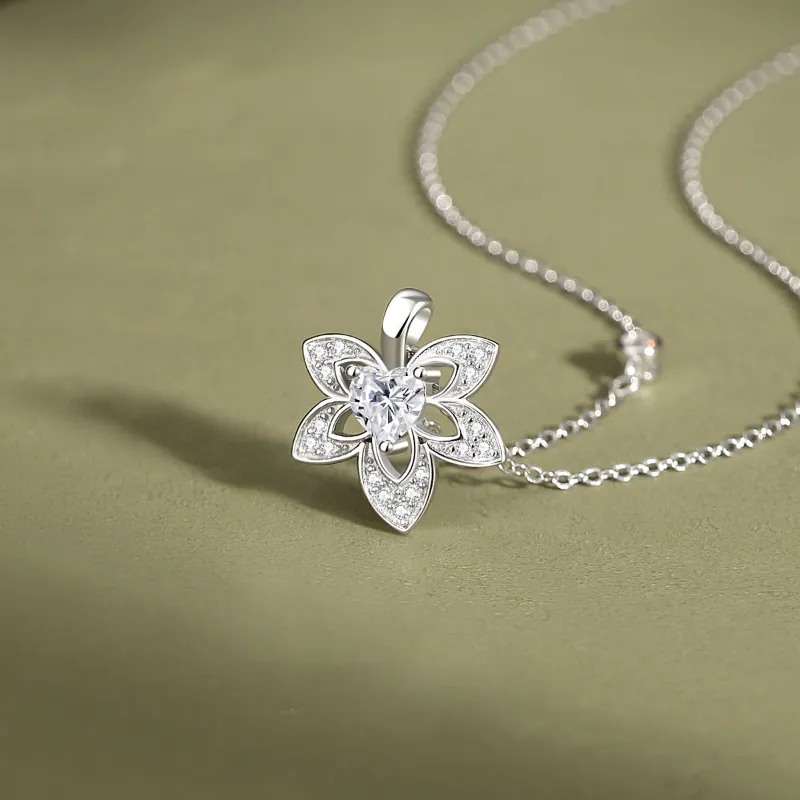 GOOUI S925 Silver Necklaces Women's-3