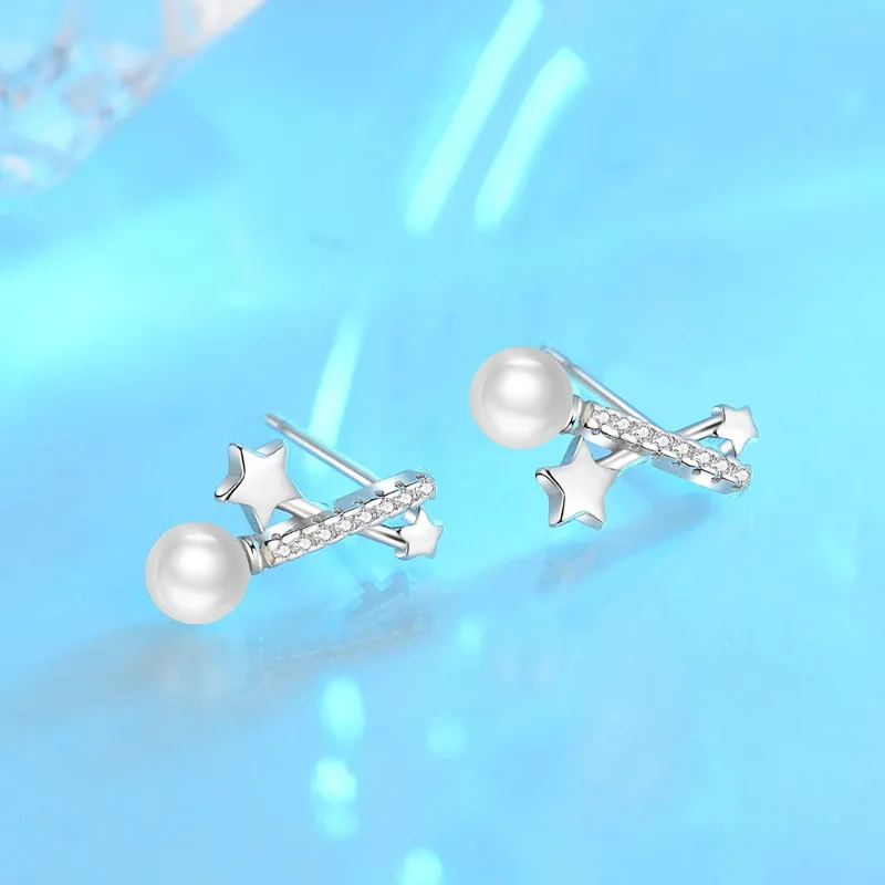 GOOUI S925 Stud Earrings Women's-5