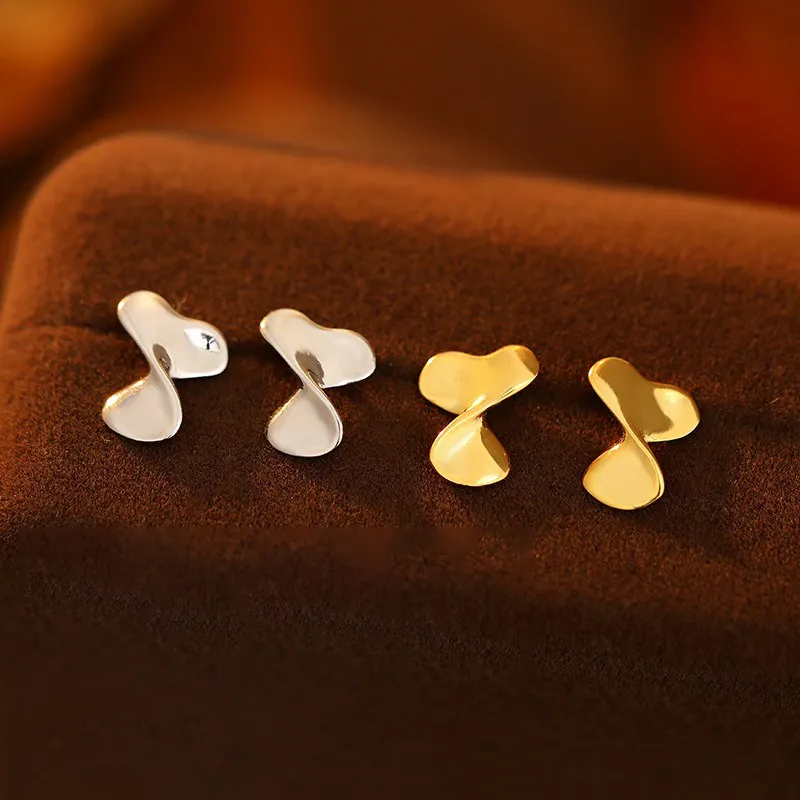 GOOUI S925 Silver Stud Earrings Women's-3