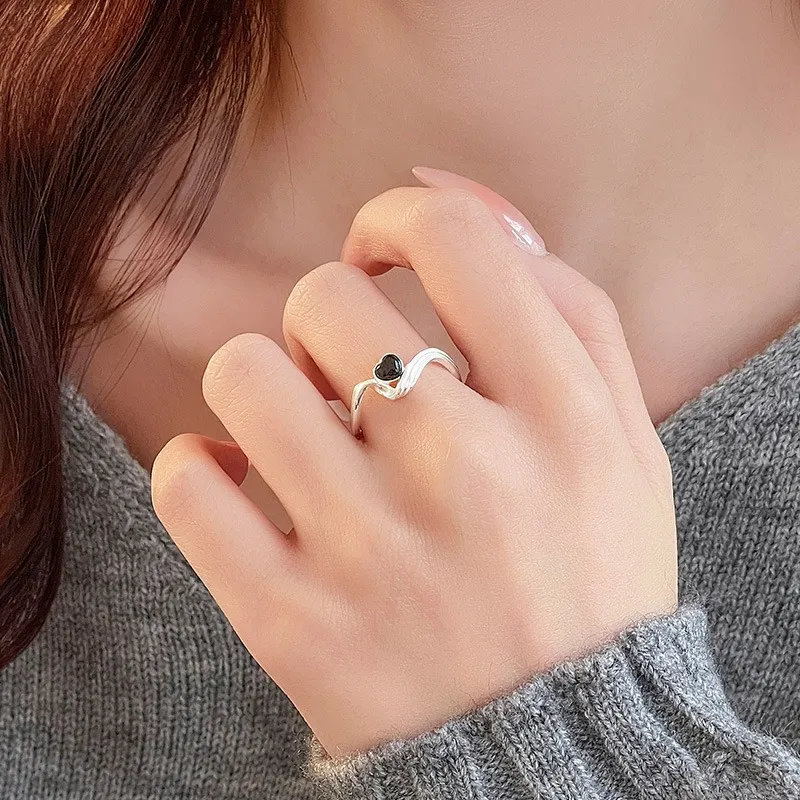 GOOUI S925 Silver Rings Women's-5
