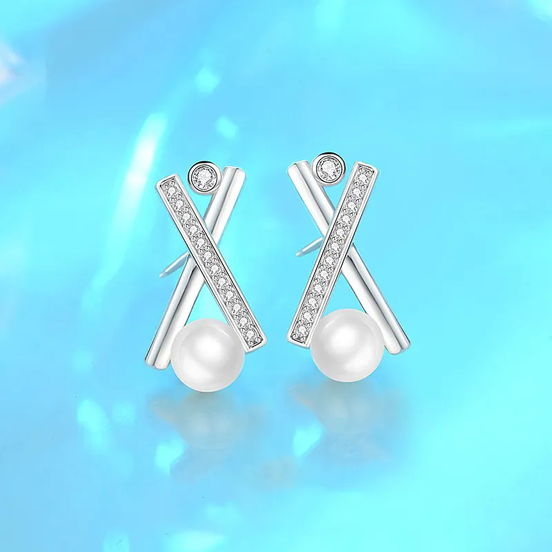 GOOUI S925 Silver Stud Earrings Women's-3