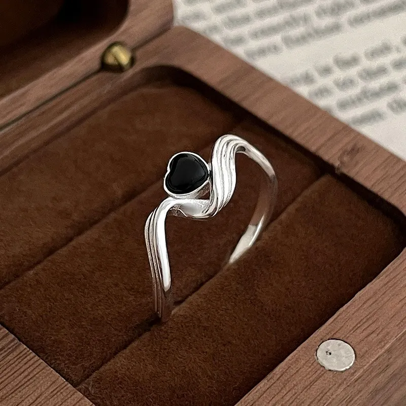 GOOUI S925 Silver Rings Women's-6