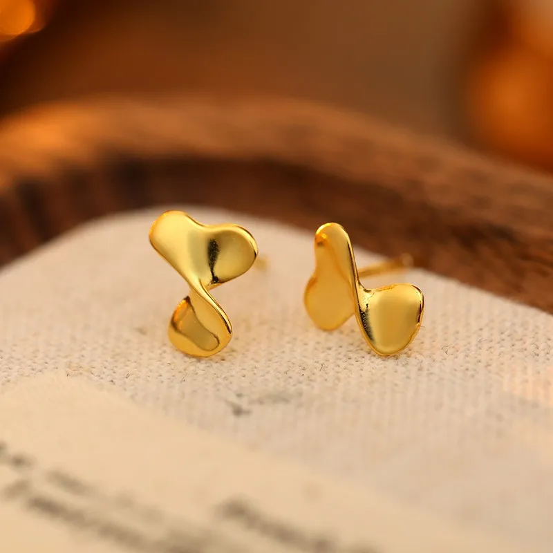 GOOUI S925 Silver Stud Earrings Women's-1