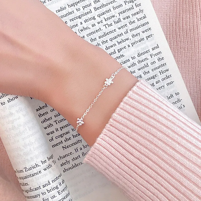GOOUI S925 Silver Bracelets Women's-4