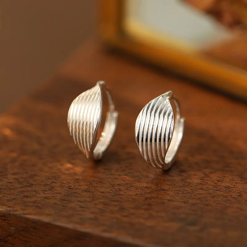 GOOUI S925 Silver Earrings Women's-6