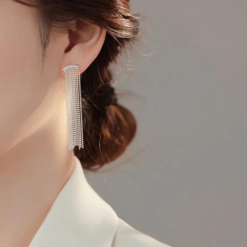 GOOUI S925 Silver Earrings Women's-2