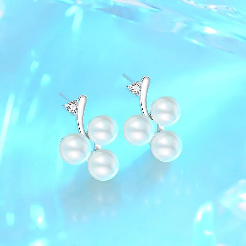 GOOUI S925 Silver Earrings Women's-4