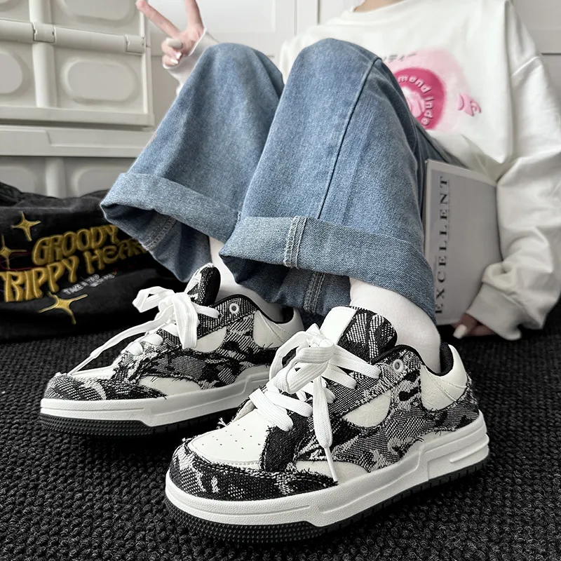 TEXWOOD Coverage Slip Resistant Low Top Skateboard Shoes Unisex Box-4