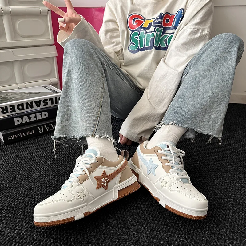 TEXWOOD Abrasion Resistant Balance Lightweight Low Top Skateboard Shoes Unisex Box-28