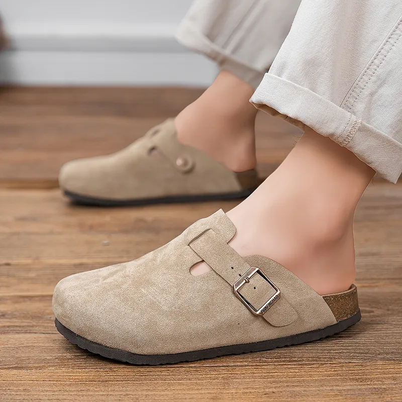 TEXWOOD Quiet, Odor Resistant, Slip Resistant Closed Toe Slippers Unisex Box-14