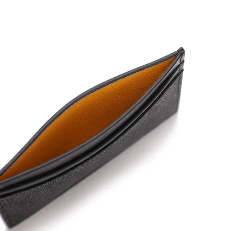 CANUDILO PVC Card Holder Men's Black-3