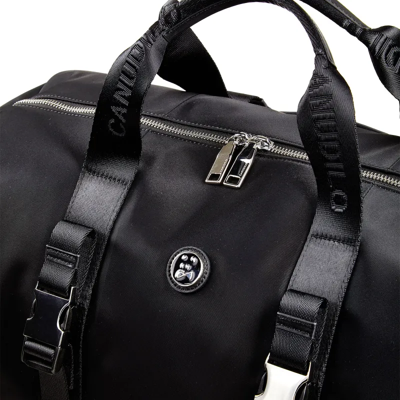 CANUDILO Fabric Handbag Unisex Black-2