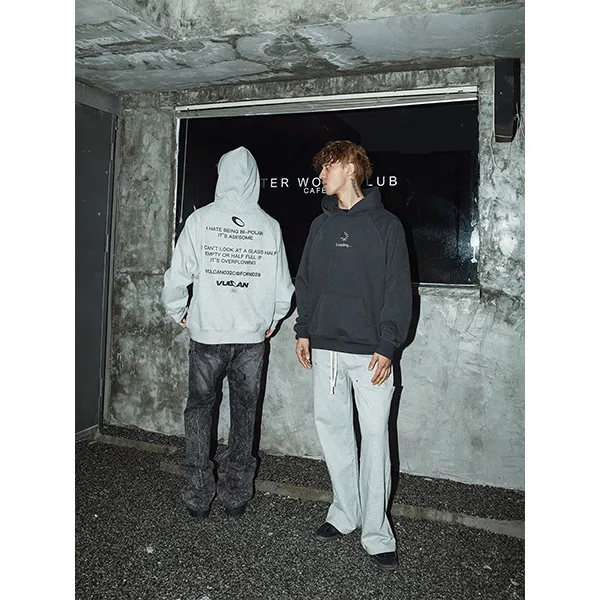 VULCAN STORE Solid Color Fleece Lined Hoodie Unisex-4