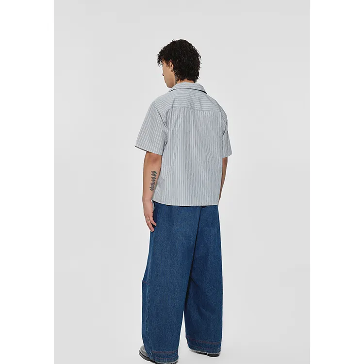 VULCAN STORE Shirts Unisex Light Blue-4