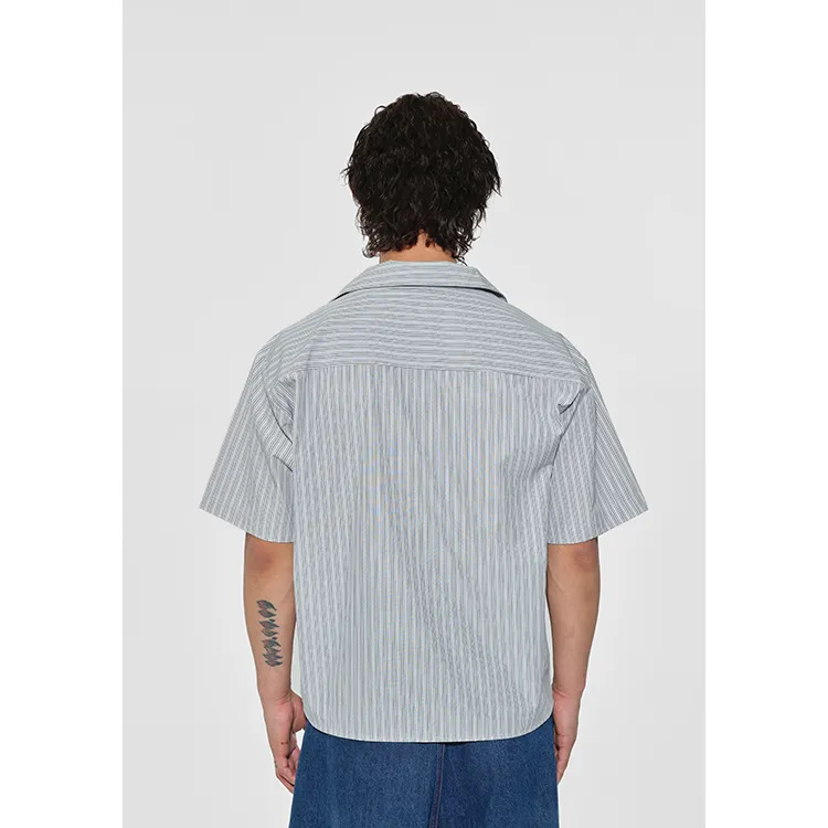 VULCAN STORE Shirts Unisex Light Blue-3