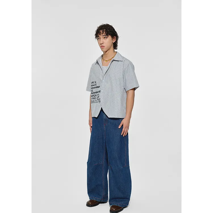 VULCAN STORE Shirts Unisex Light Blue-5