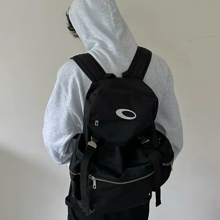 VULCAN STORE Nylon Backpack Tubas Unisex Black-3