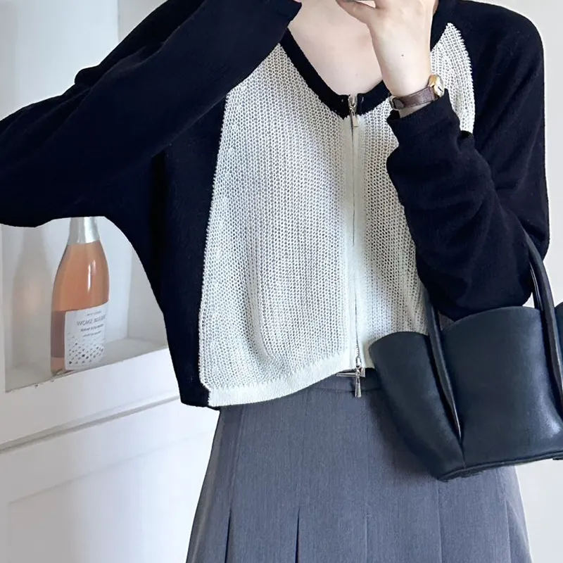 LSVE Knitwear Women's Black & White-4