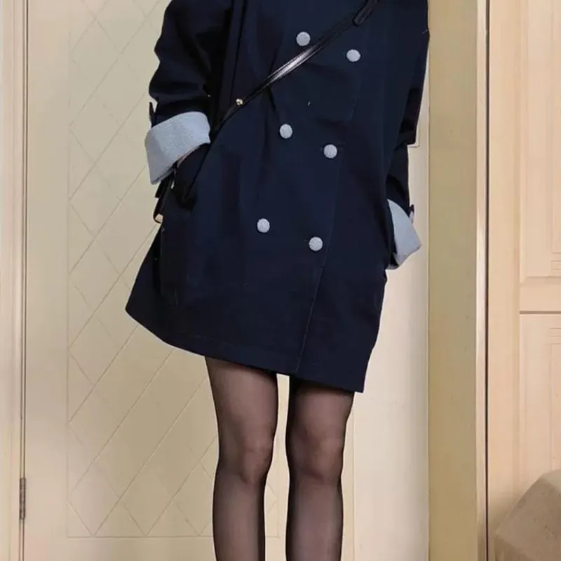 LSVE Jackets Coats Women's Navy Blue-5