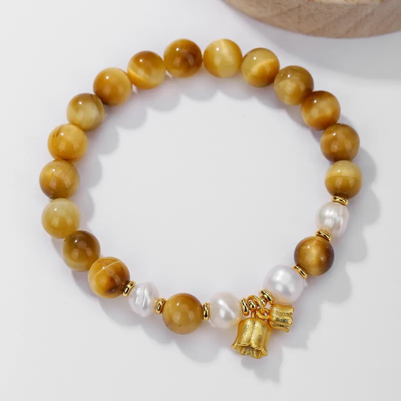 YUFENGXI Tiger's Eye Stone Bracelets Unisex-1