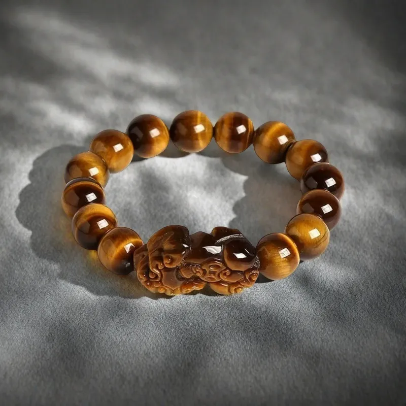 YUFENGXI Tiger's Eye Stone Bracelets Unisex-4