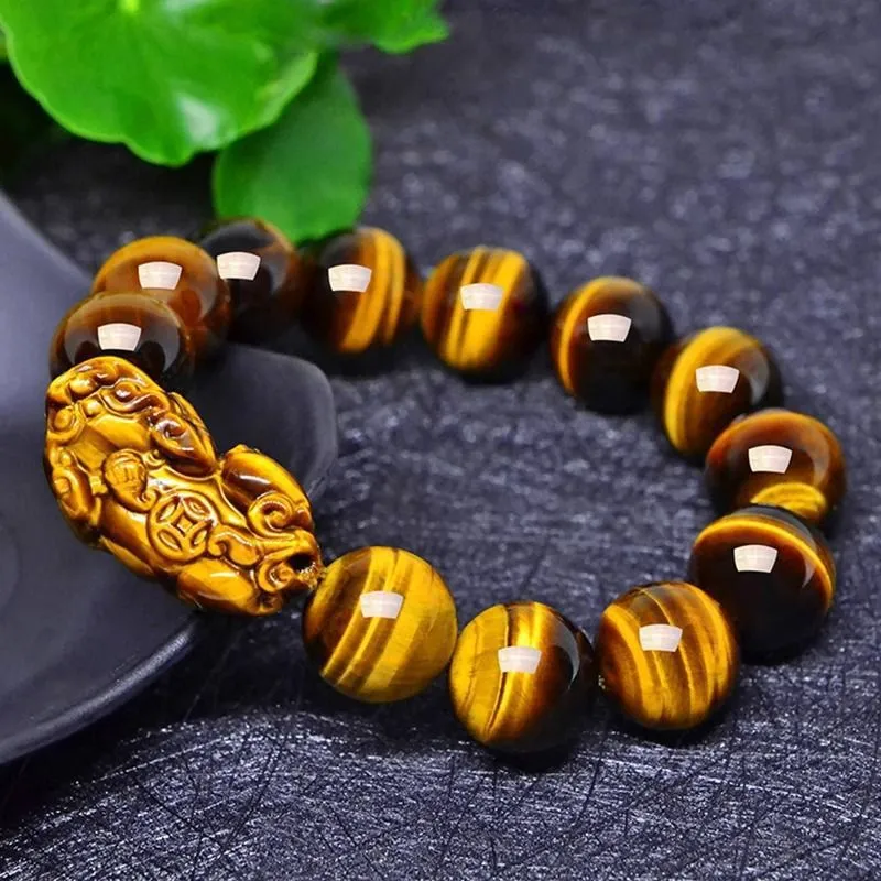 YUFENGXI Tiger's Eye Stone Bracelets Unisex-2