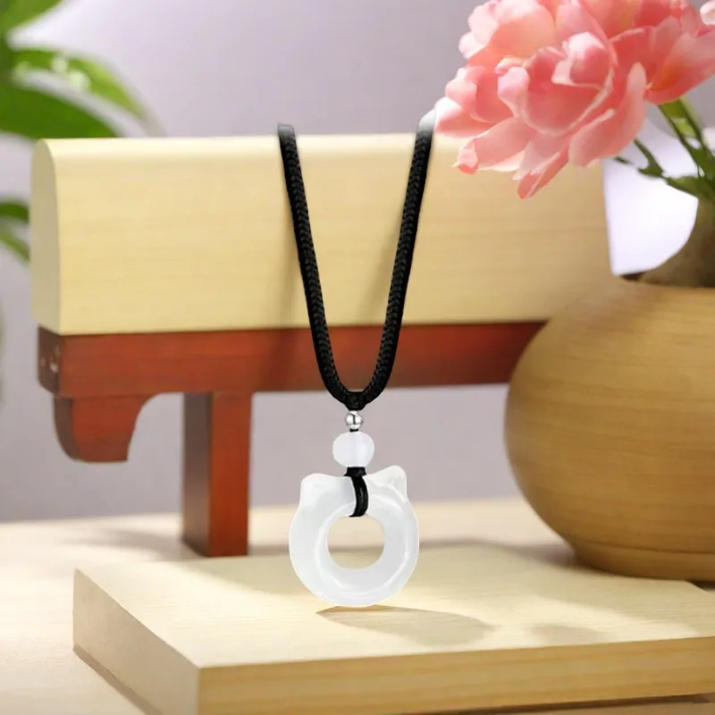 YUFENGXI Colored Glaze Necklaces Unisex-9