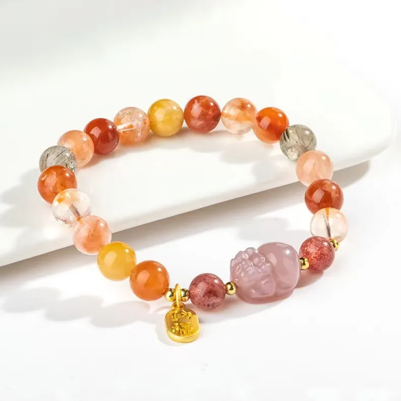 YUFENGXI Colored Glaze Bracelets Unisex-2