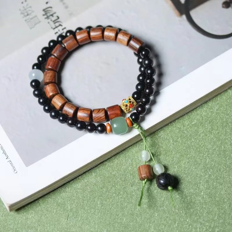YUFENGXI Ebony Bracelets Unisex-3
