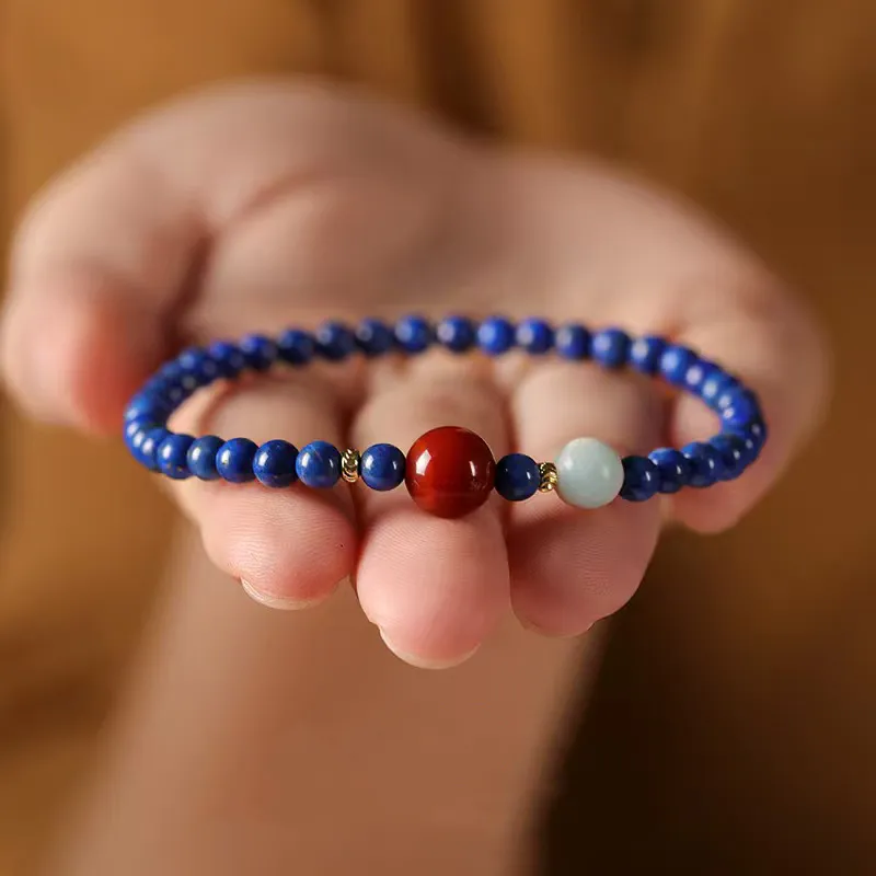 YUFENGXI Lapis Lazuli Bracelets Unisex-1