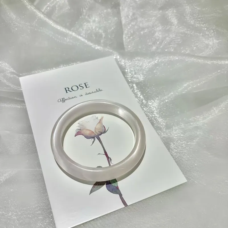 YUFENGXI Glass Cat Eye Bangles Women's-3