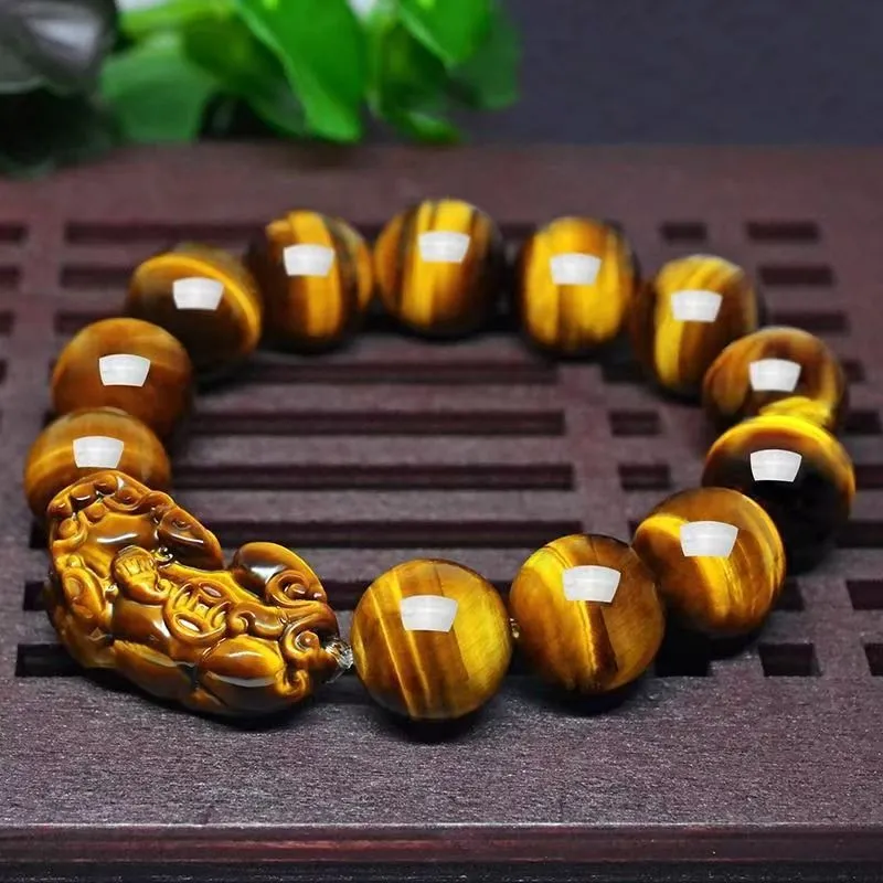 YUFENGXI Tiger's Eye Stone Bracelets Unisex-3