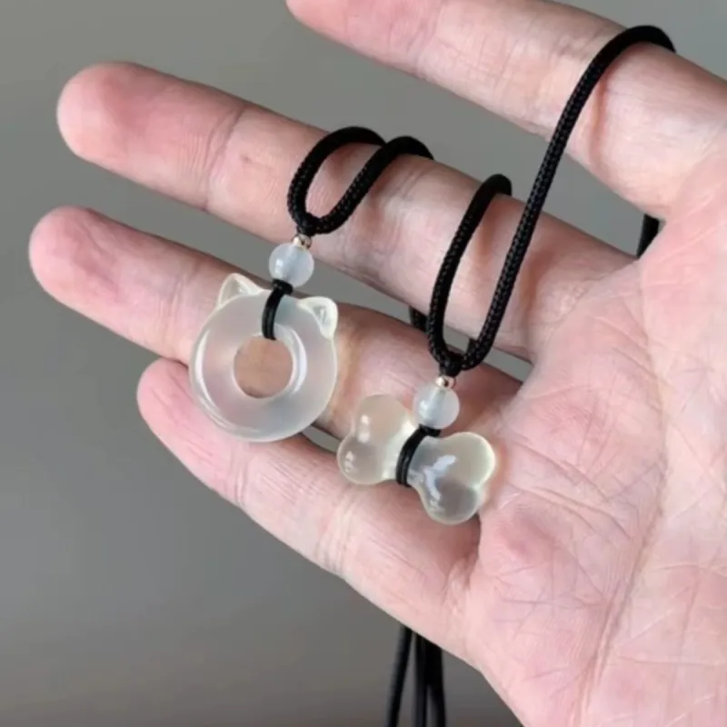 YUFENGXI Colored Glaze Necklaces Unisex-11