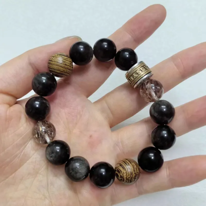 YUFENGXI Obsidian Bracelets Unisex-2