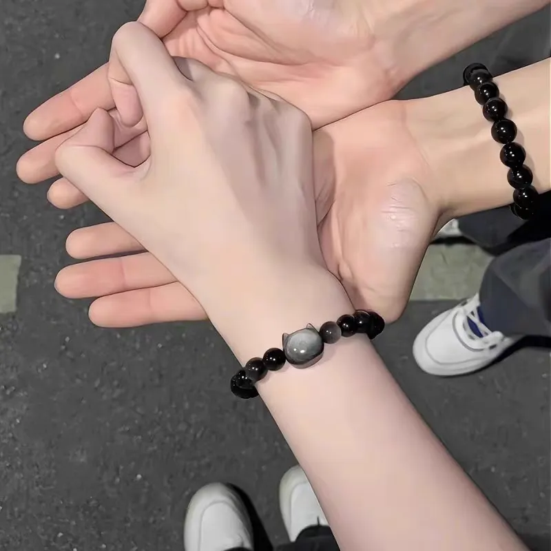 YUFENGXI Obsidian Bracelets Unisex-2