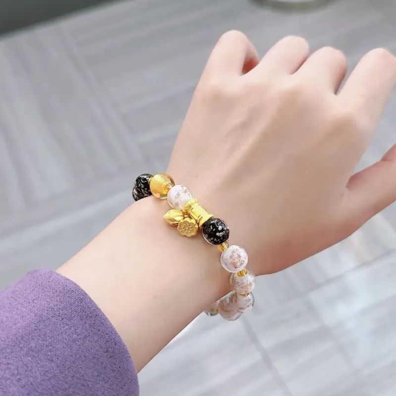YUFENGXI Colored Glaze Bracelets Unisex-4