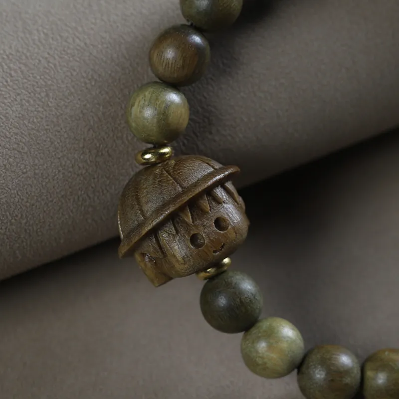 YUFENGXI Green Sandalwood Bracelets Unisex-2