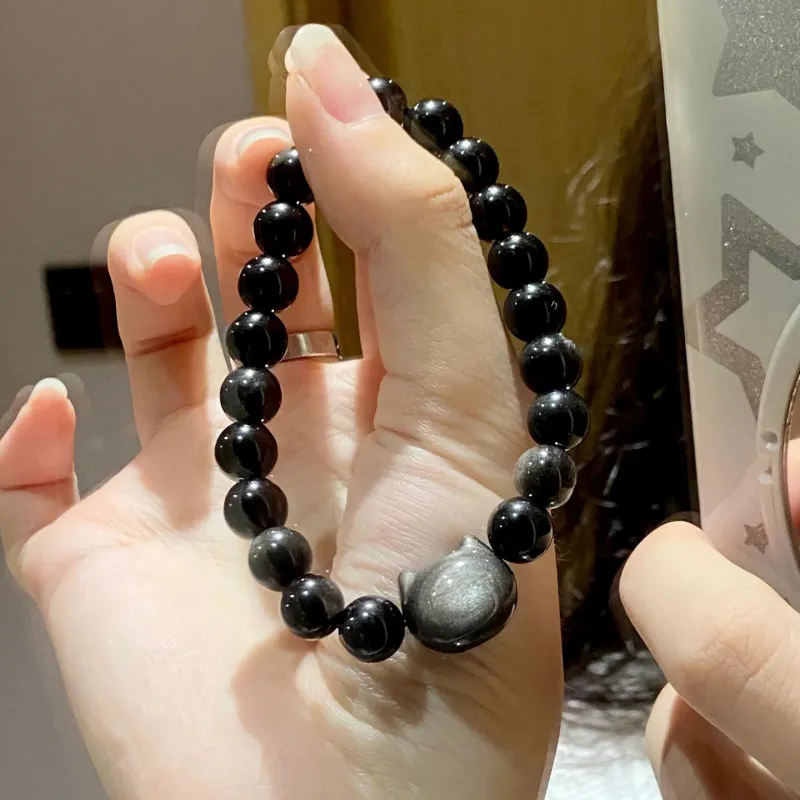 YUFENGXI Obsidian Bracelets Unisex-4