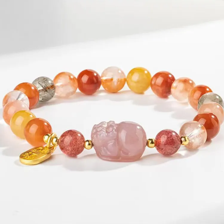 YUFENGXI Colored Glaze Bracelets Unisex-3